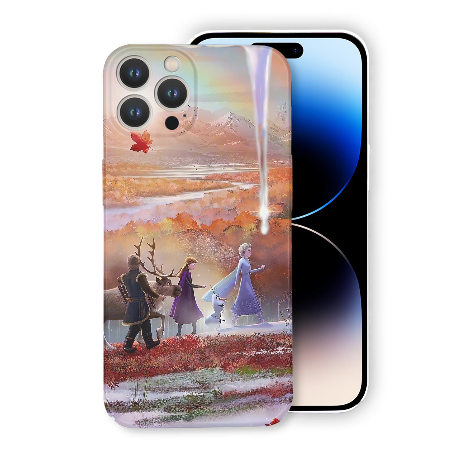 （画像用） アナと雪の女王 アンナ エルサ Frozen Anna Elsa 【iPhone 14シリーズ対応】ハードケース